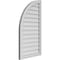 Ekena Millwork Quarter Round Top Left Surface Mount PVC Gable Vent w/ 2"W x 1-1/2"P Brickmould Frame, 22"W x 40"H GVPQL22X4002SN - alternate 2